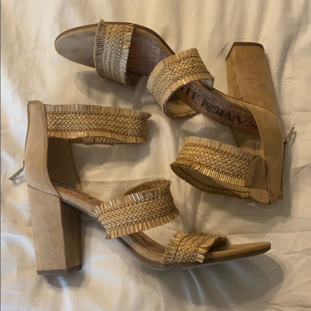 woven heels